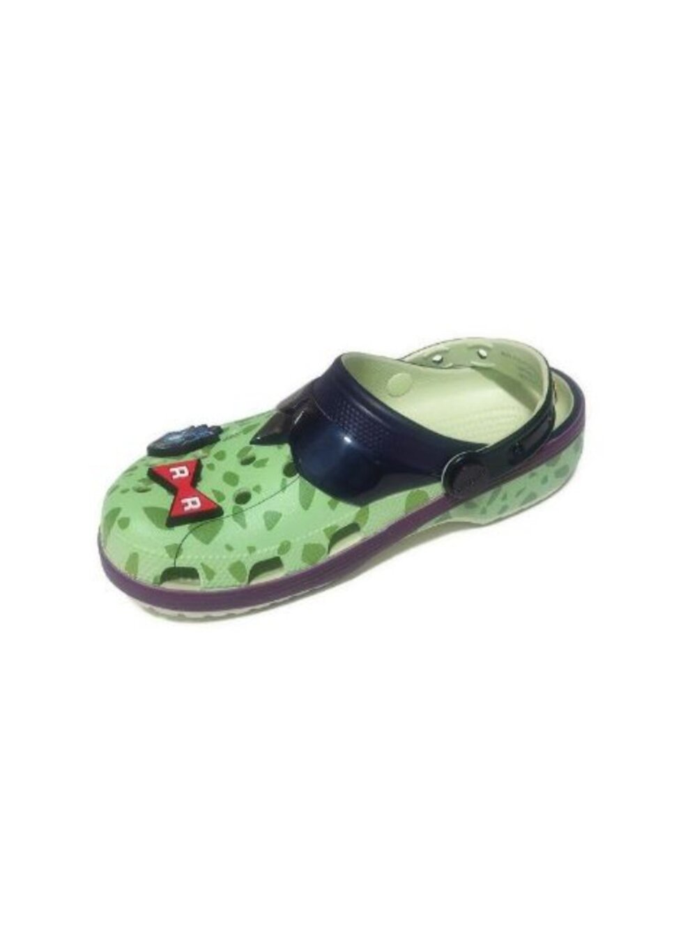 CROCS Dragon Ball Z Cell Classic Clog Mens 6 Womens 8 Sandals Croslite Green NWT - Picture 3 of 12